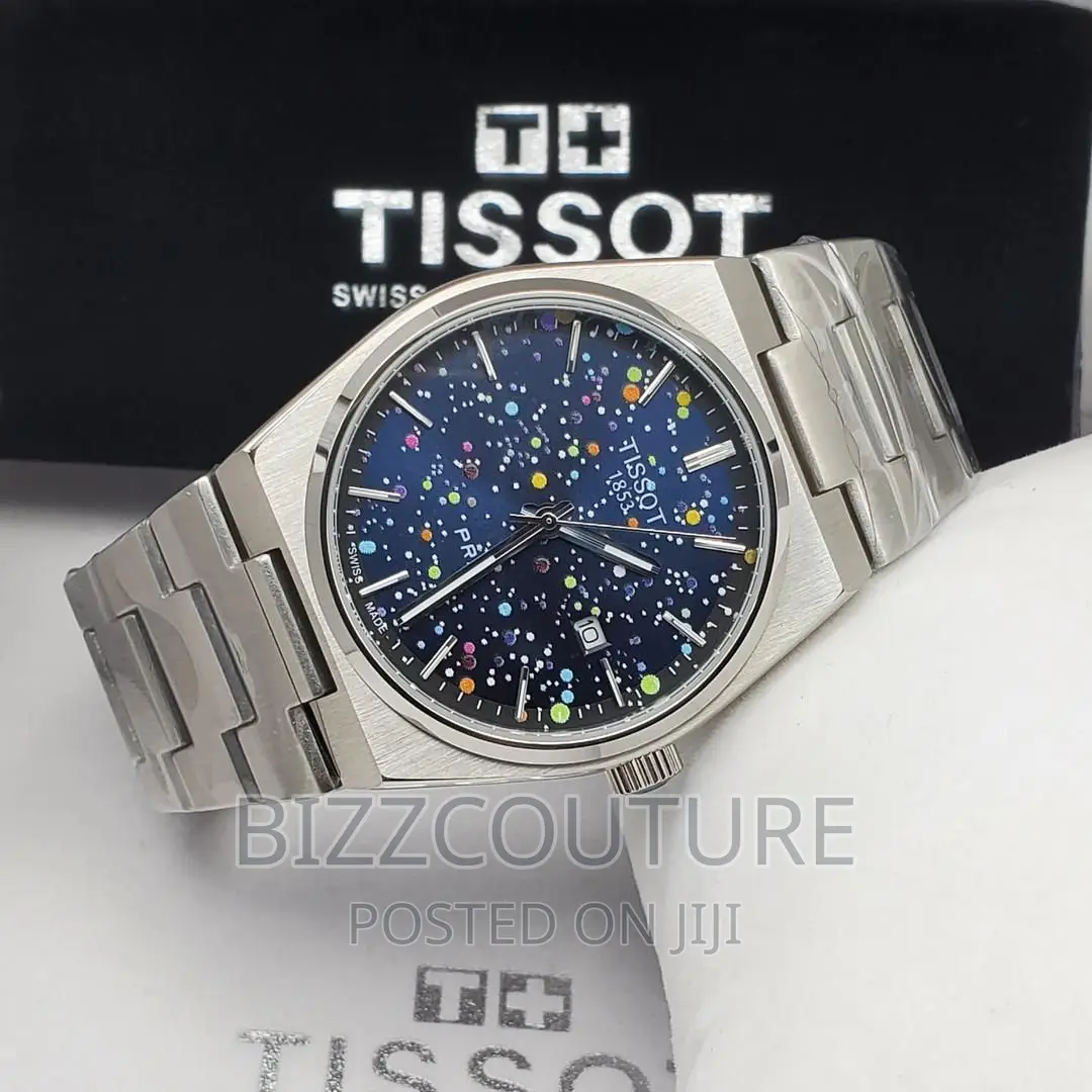 Original TISSOT Silver Steel Chain Watch Available in Store