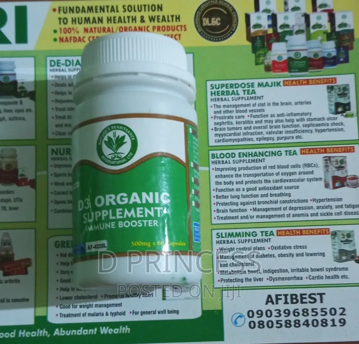 D3 Organic and Cuminus Oil