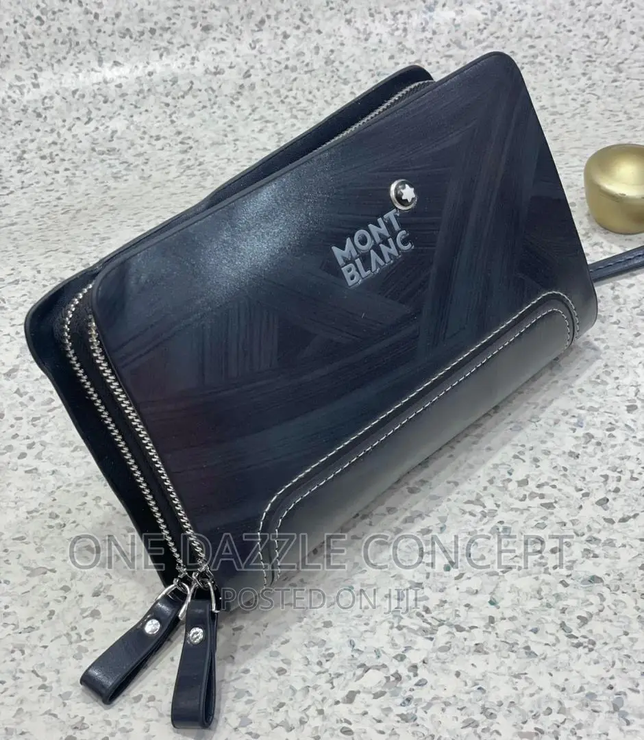 Men’S Leather Clutch Mont Blanc