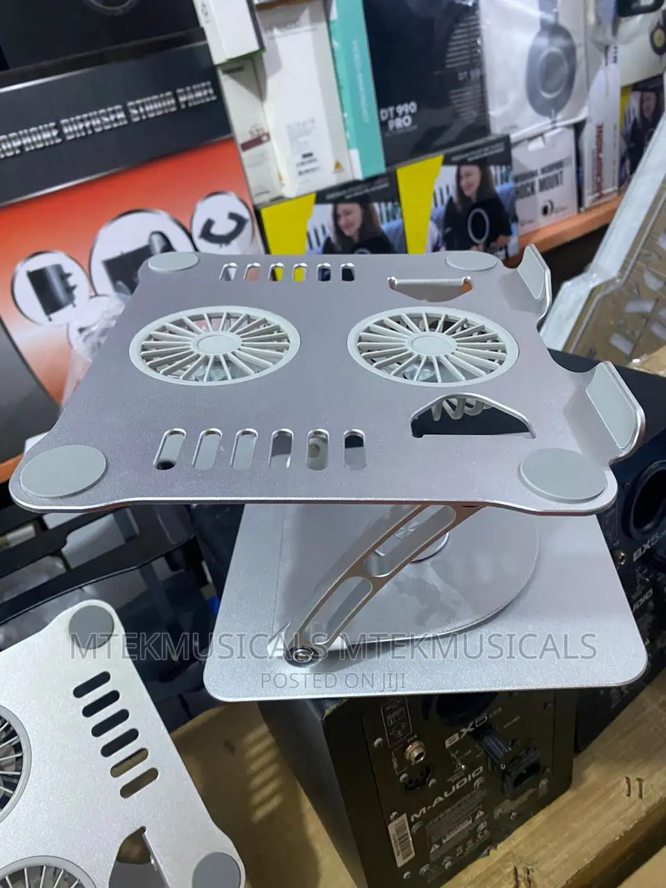 Rotating Laptop Stand With Cooling Fan
