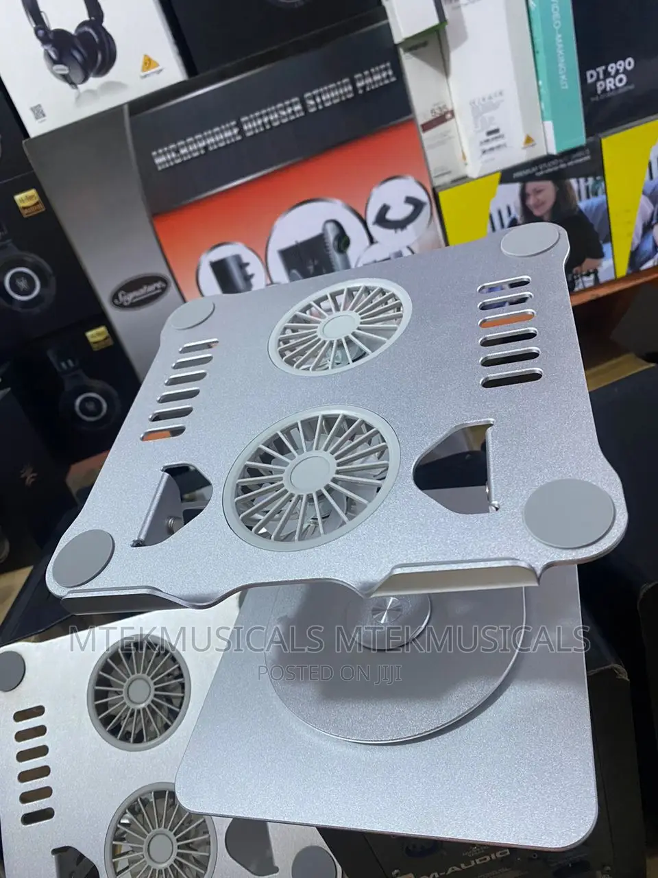 Rotating Laptop Stand With Cooling Fan
