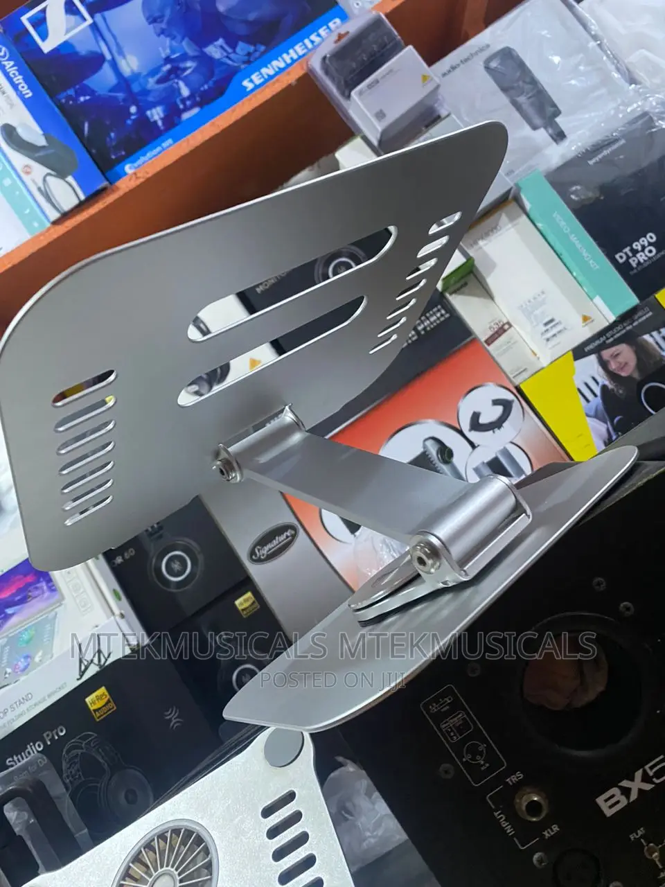Rotating Laptop Stand Silver