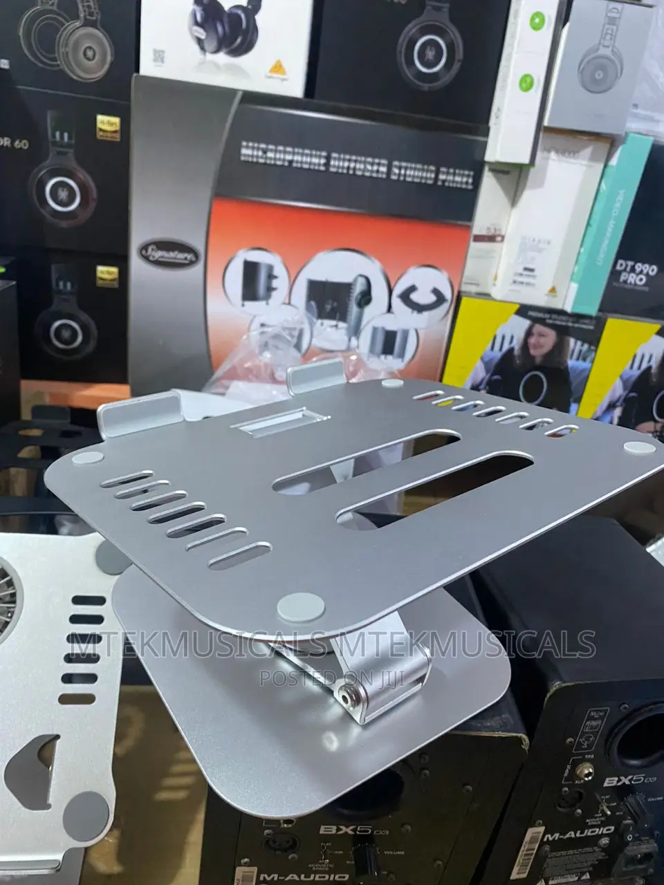 Rotating Laptop Stand Silver
