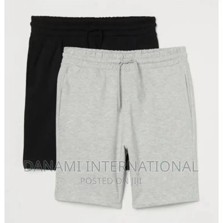 Danami 2 in One Sweat Shorts- Black Light Grey