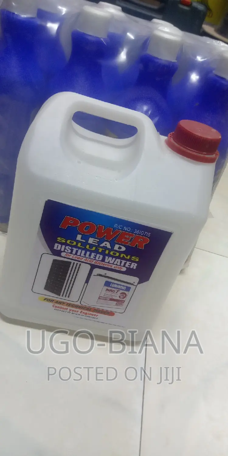 4l Litres of Distilled Water