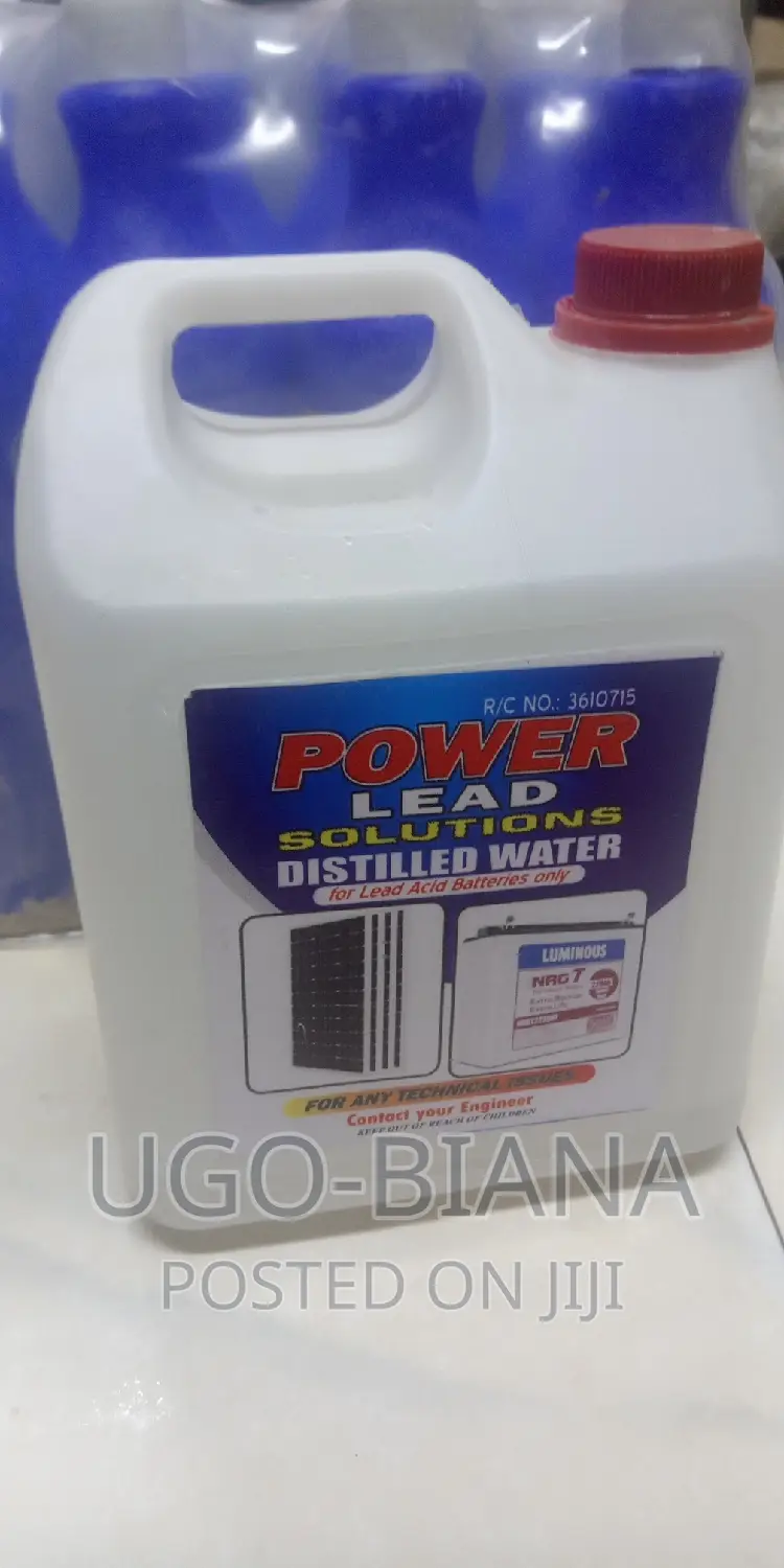 4l Litres of Distilled Water
