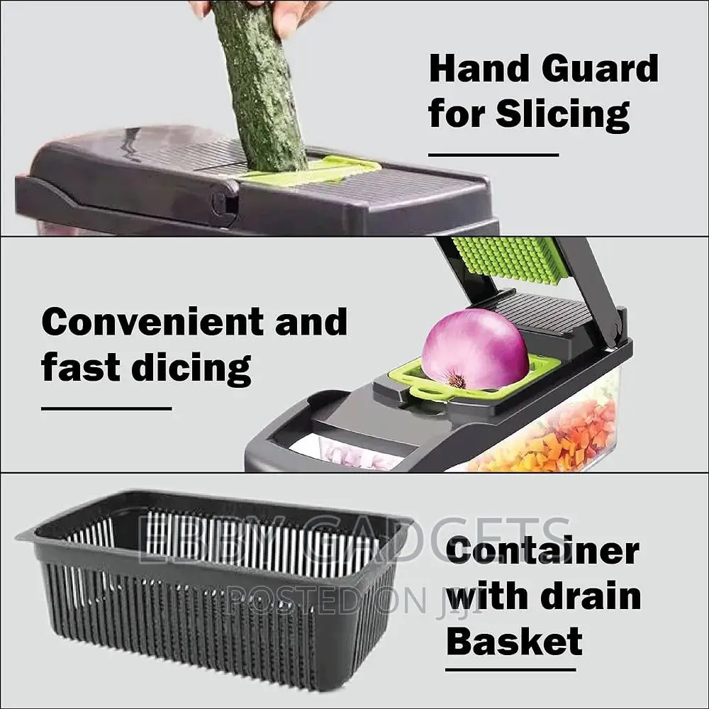 Kitchen Vegetable Slicer- 14 in 1