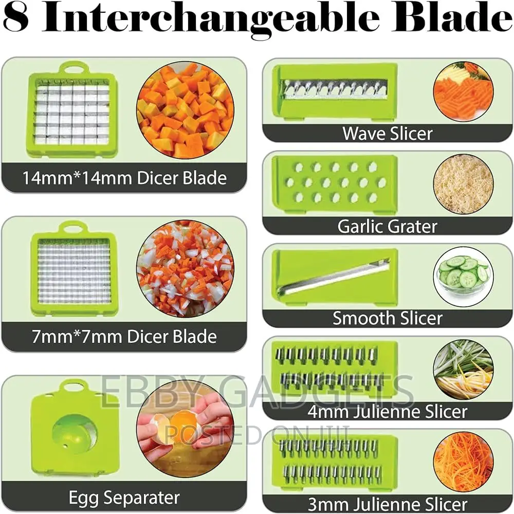 Kitchen Vegetable Slicer- 14 in 1