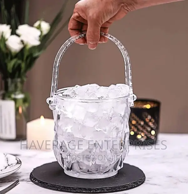 Modern Mini Ice Bucket Acrylic Material Clip
12cm 10pcs