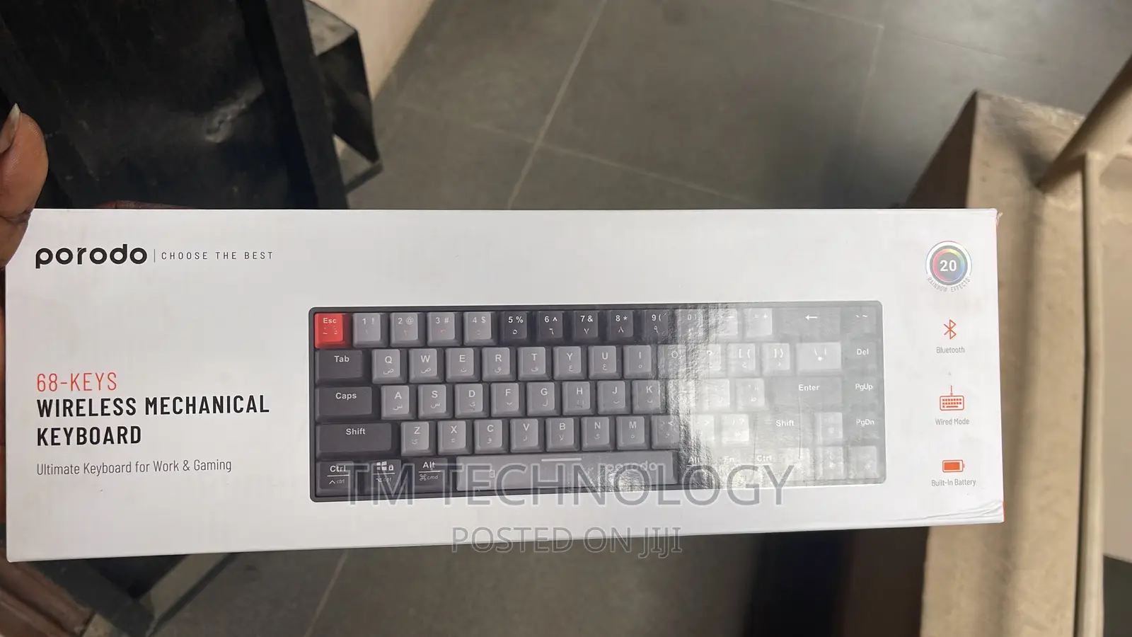 Porodo Wireless Mechanical Keyboard