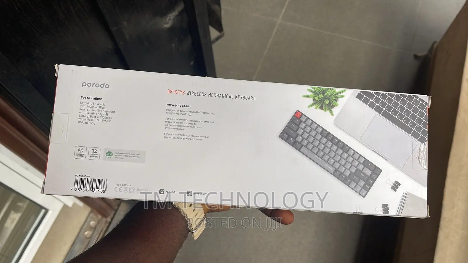 Porodo Wireless Mechanical Keyboard