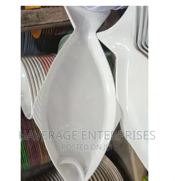 Tofficu Fish Pan Ceramic Tableware Fish Shaped Plate
6pcs