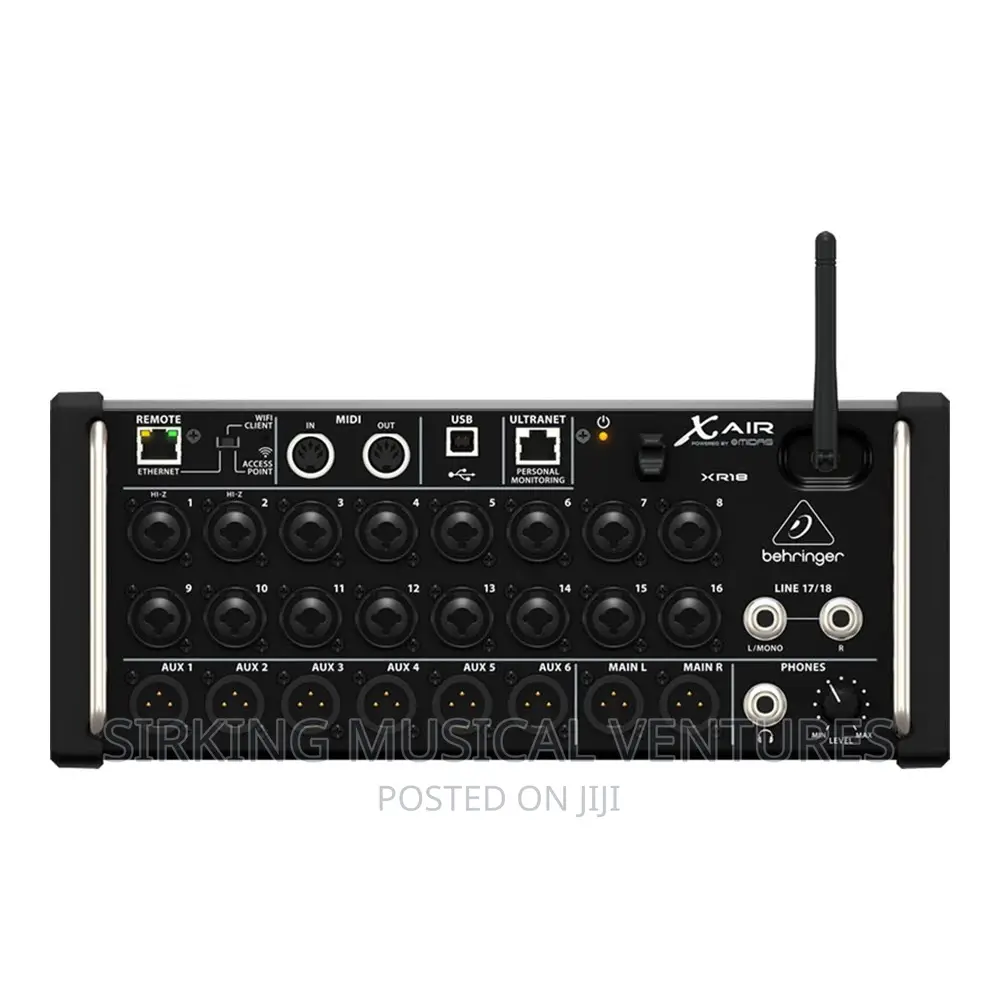 New Behringer X Air Xr18 18-Channel Digital Mixer