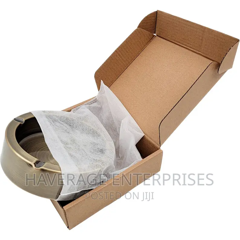 Round Metal Ashtray Stainless Steel for Cigarette Cigar
6pcs