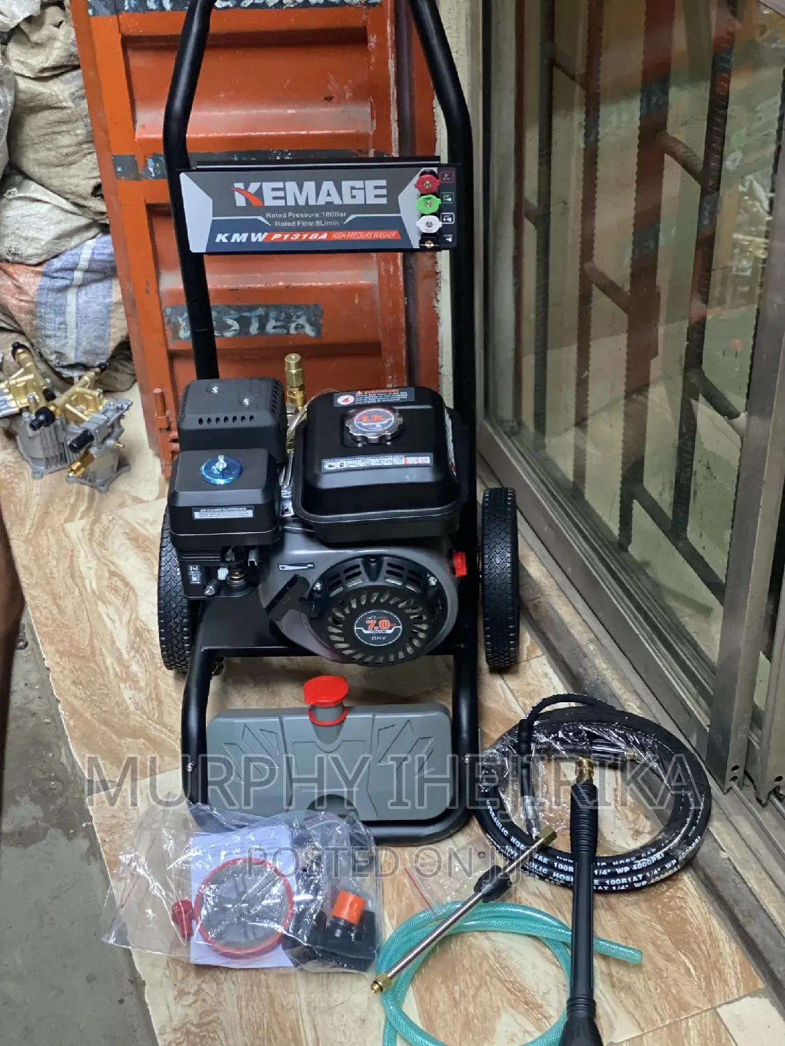 Original 7hp Kemage High Pressure Washer USA Standard