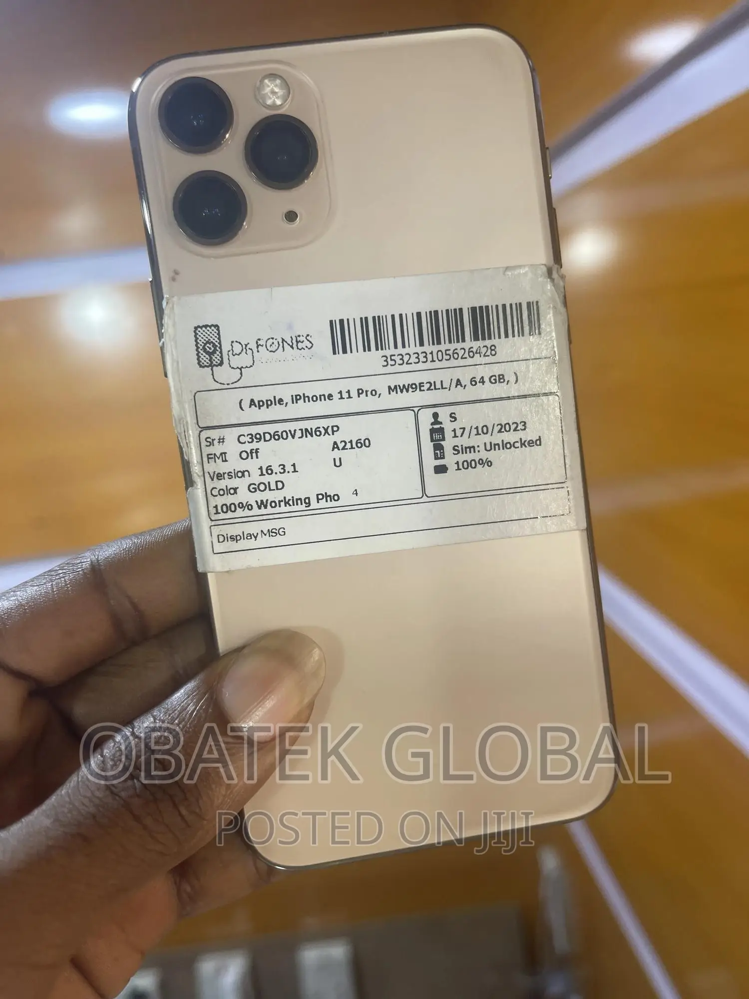 Apple iPhone 11 Pro 64 GB Gold