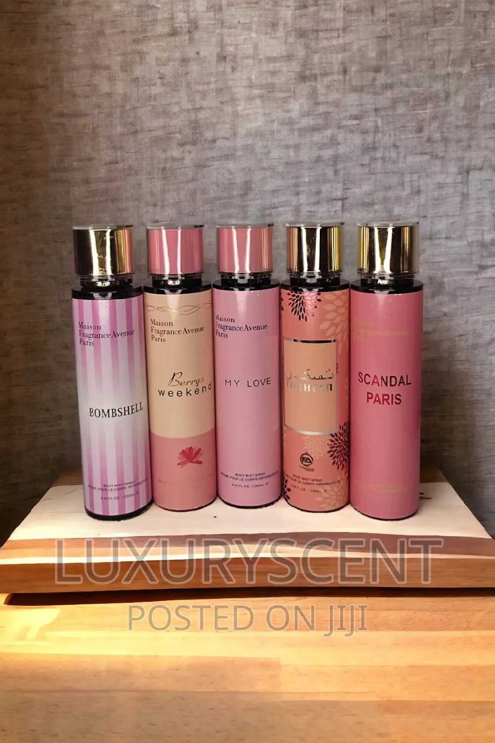 250ml Fragrance Avenue Body Mist