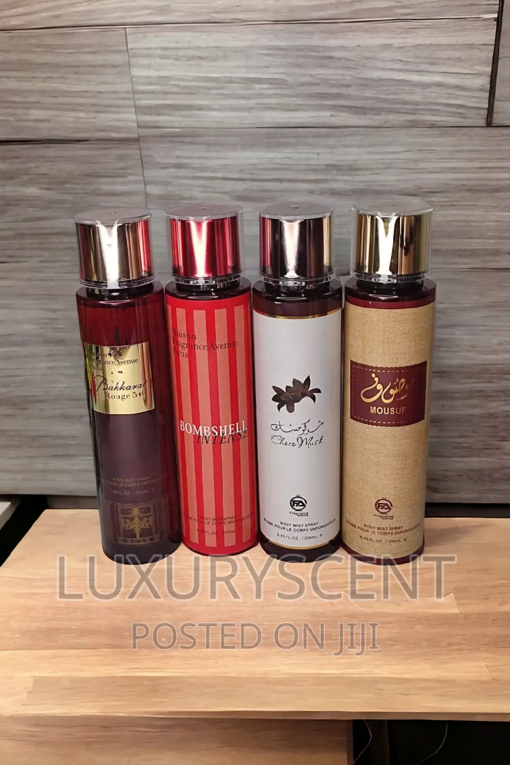 250ml Fragrance Avenue Body Mist