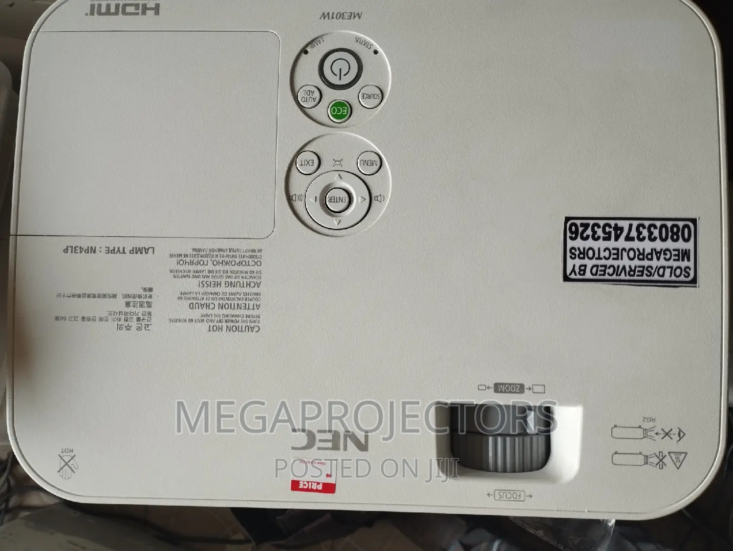 3000 Lumens Nec HDMI Projector