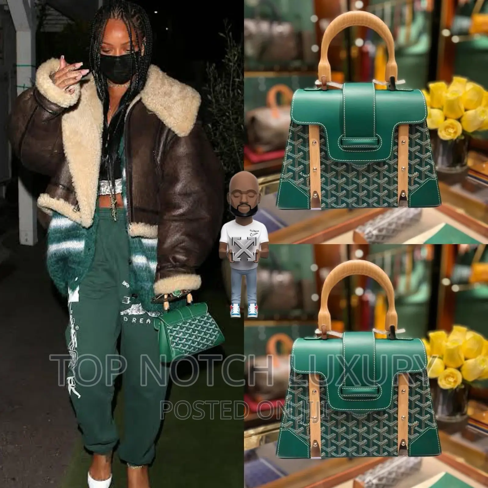 ORIGINAL Female GOYARD “Saïgon” Bag*