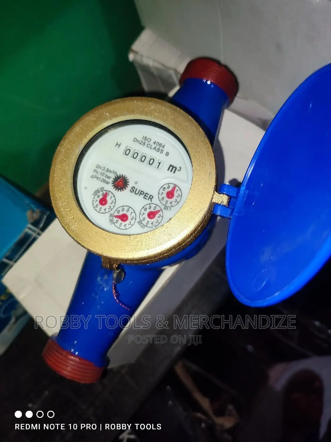 Analogue Water Flow Meter 25mm (1 Inch)