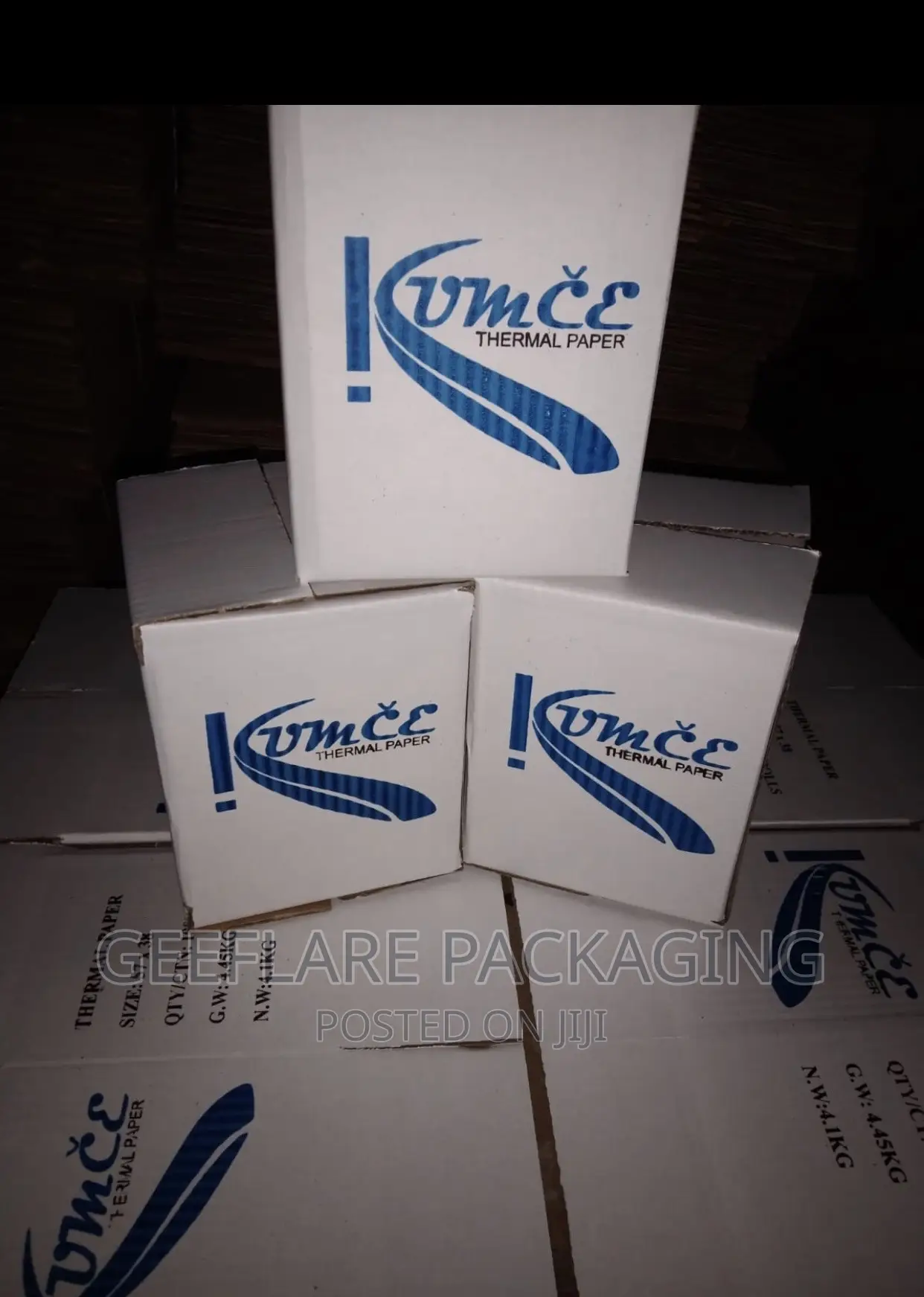 Carton for Paper Roll and Thermal Receipts
