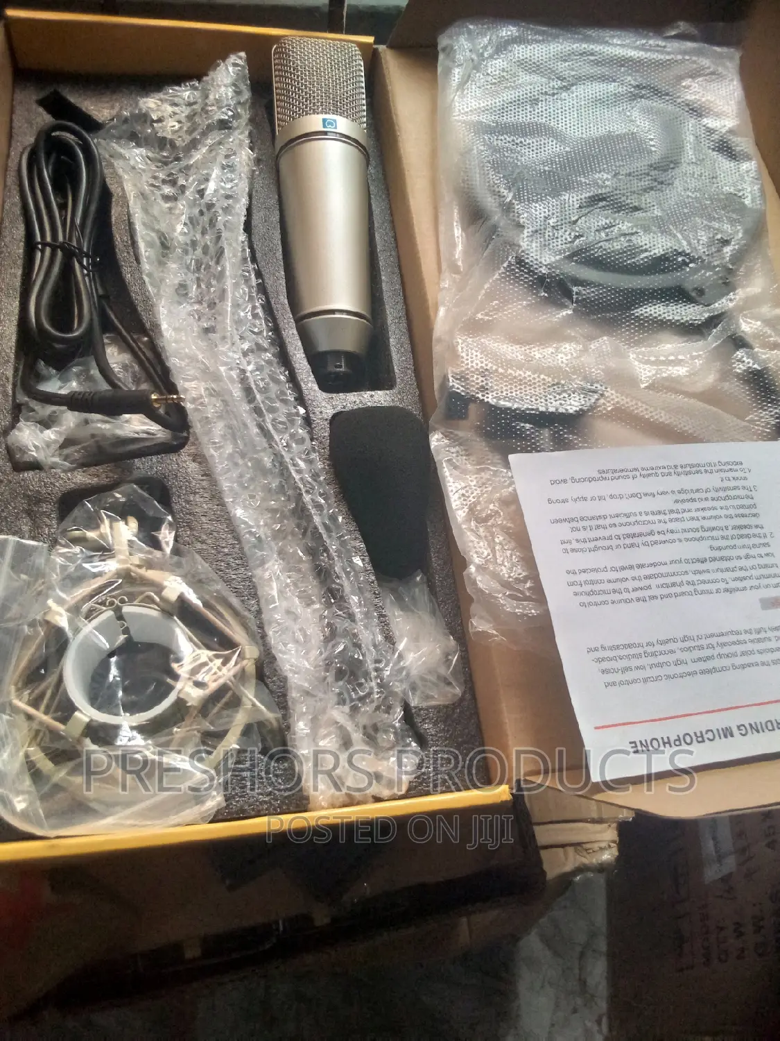 Original U87 Condenser Complete Set Microphone Stand