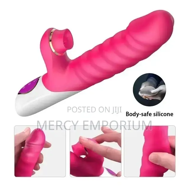 G-Spot Clitoris Stimulator Suckin Thrusting Vibrator Sex Toy