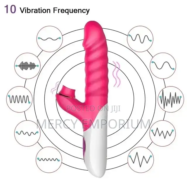 G-Spot Clitoris Stimulator Suckin Thrusting Vibrator Sex Toy