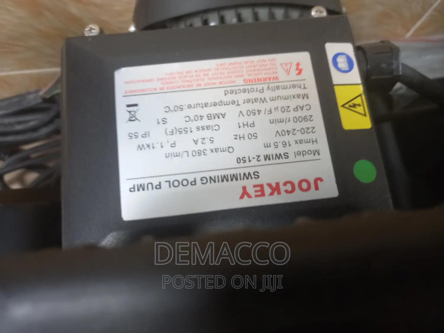 Jockey Swimming Pool Pump Machine 1.5hp