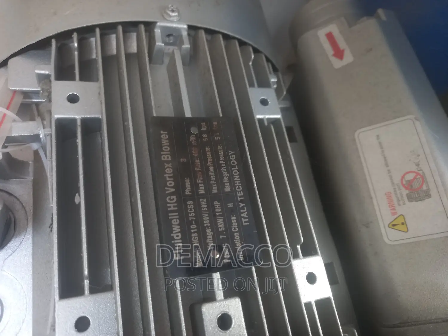 7. 10hp Air Blower Pump Machine