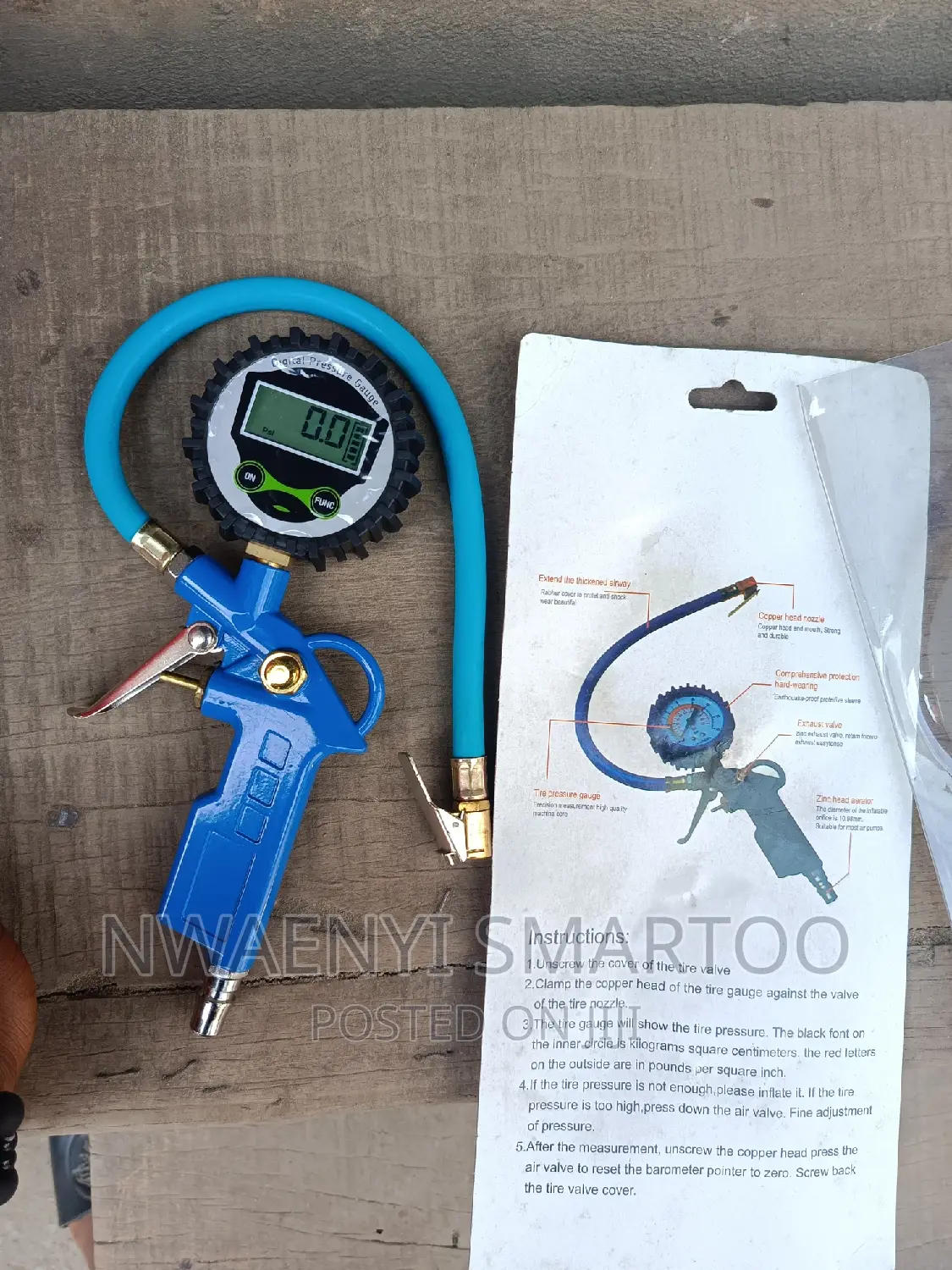 Air Tyre Reflecting Gun Analogue Type