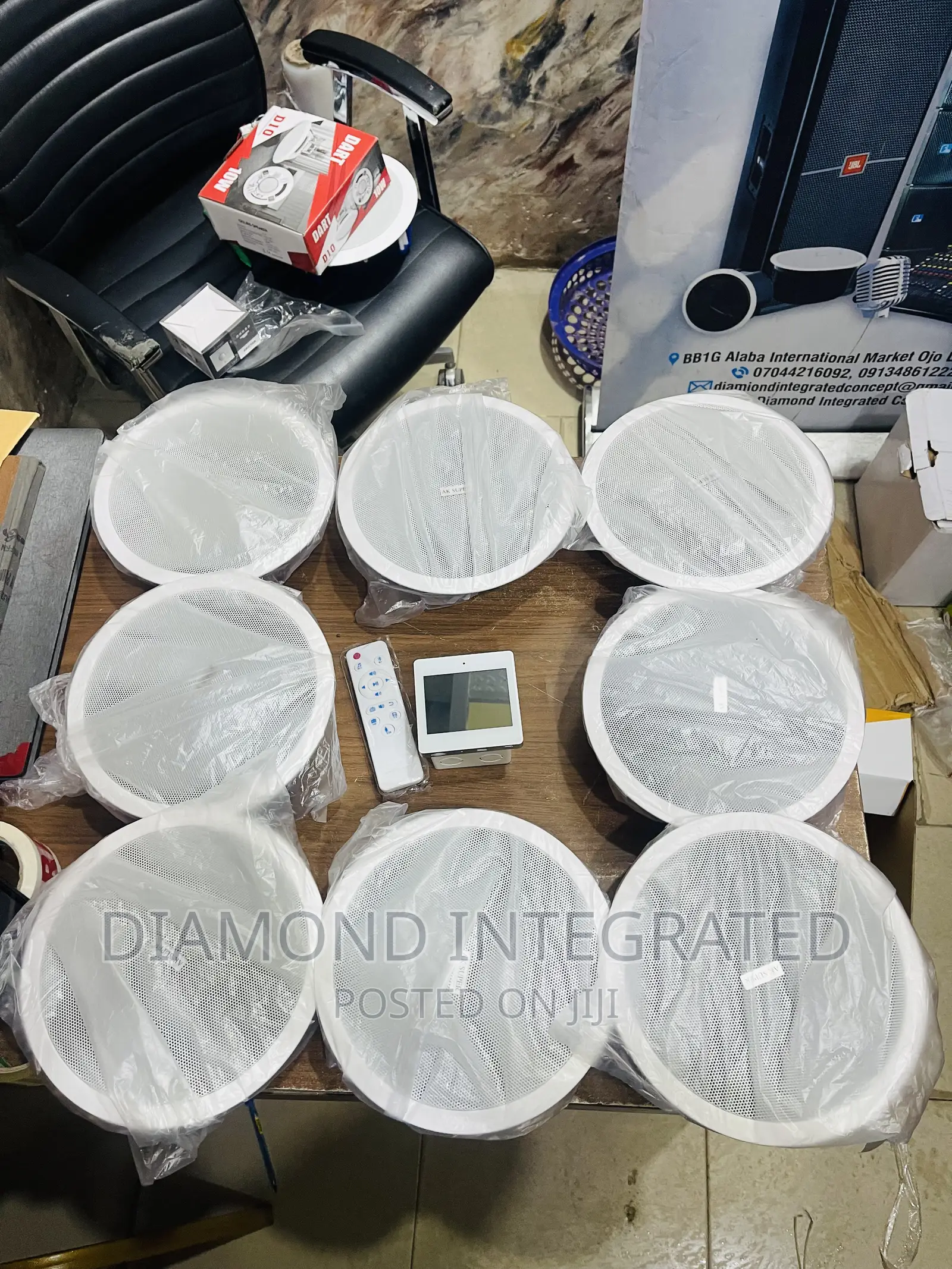 High Quality 8 in 1 Bluetooth Ceiling/Pop Speaker