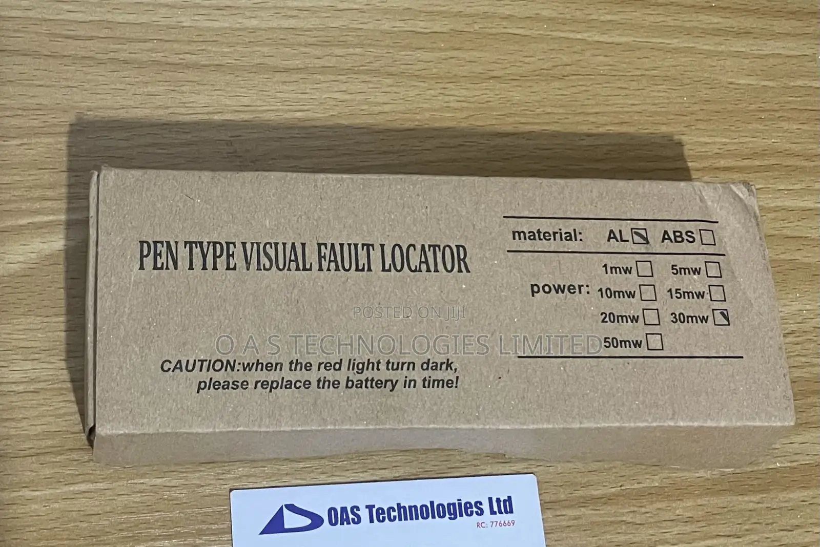 Pen Type Visual Fault Locator 60km.60nw