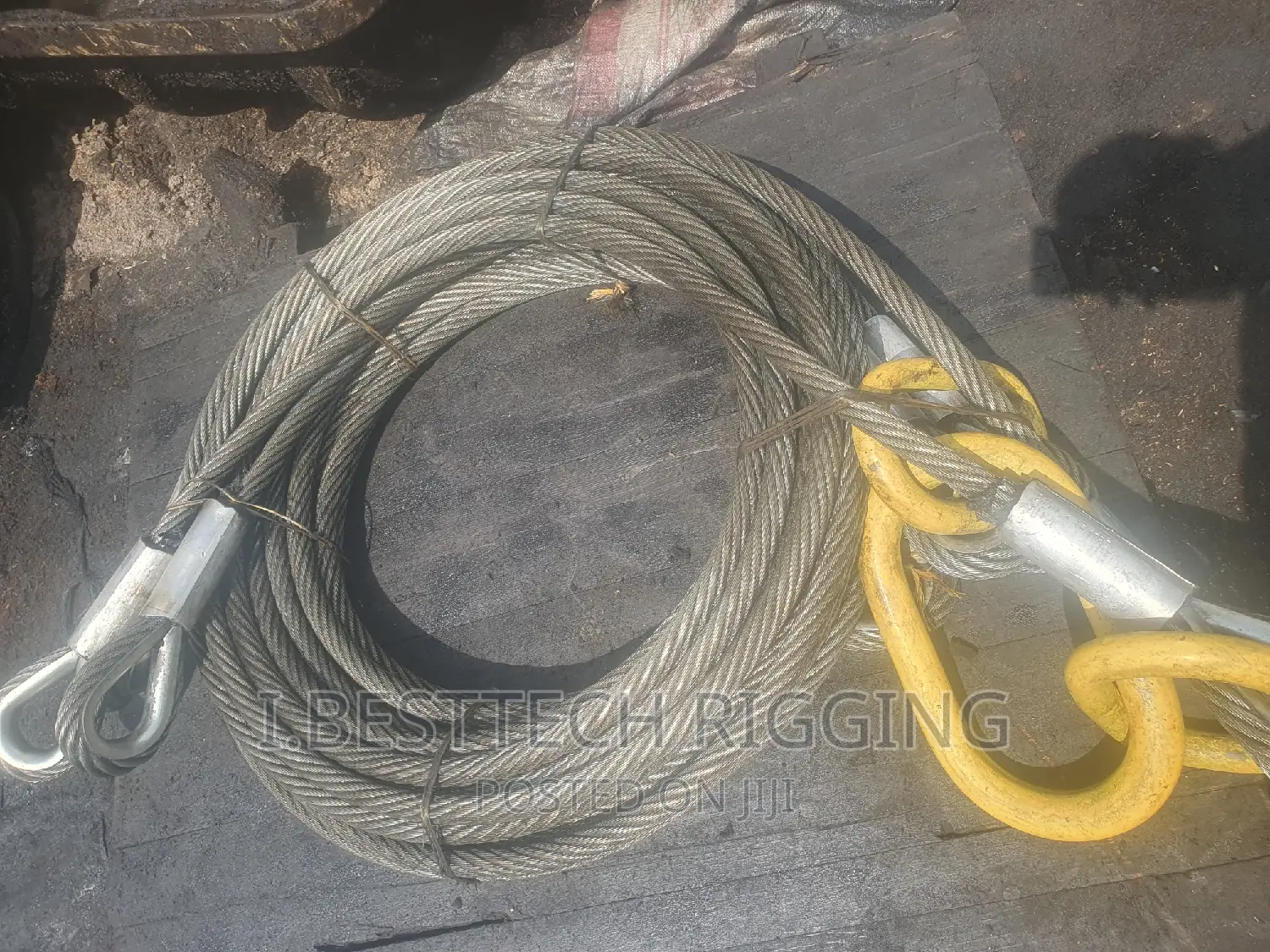 20tons 4 Legged Containers Sling Wire Ropes 10metres
