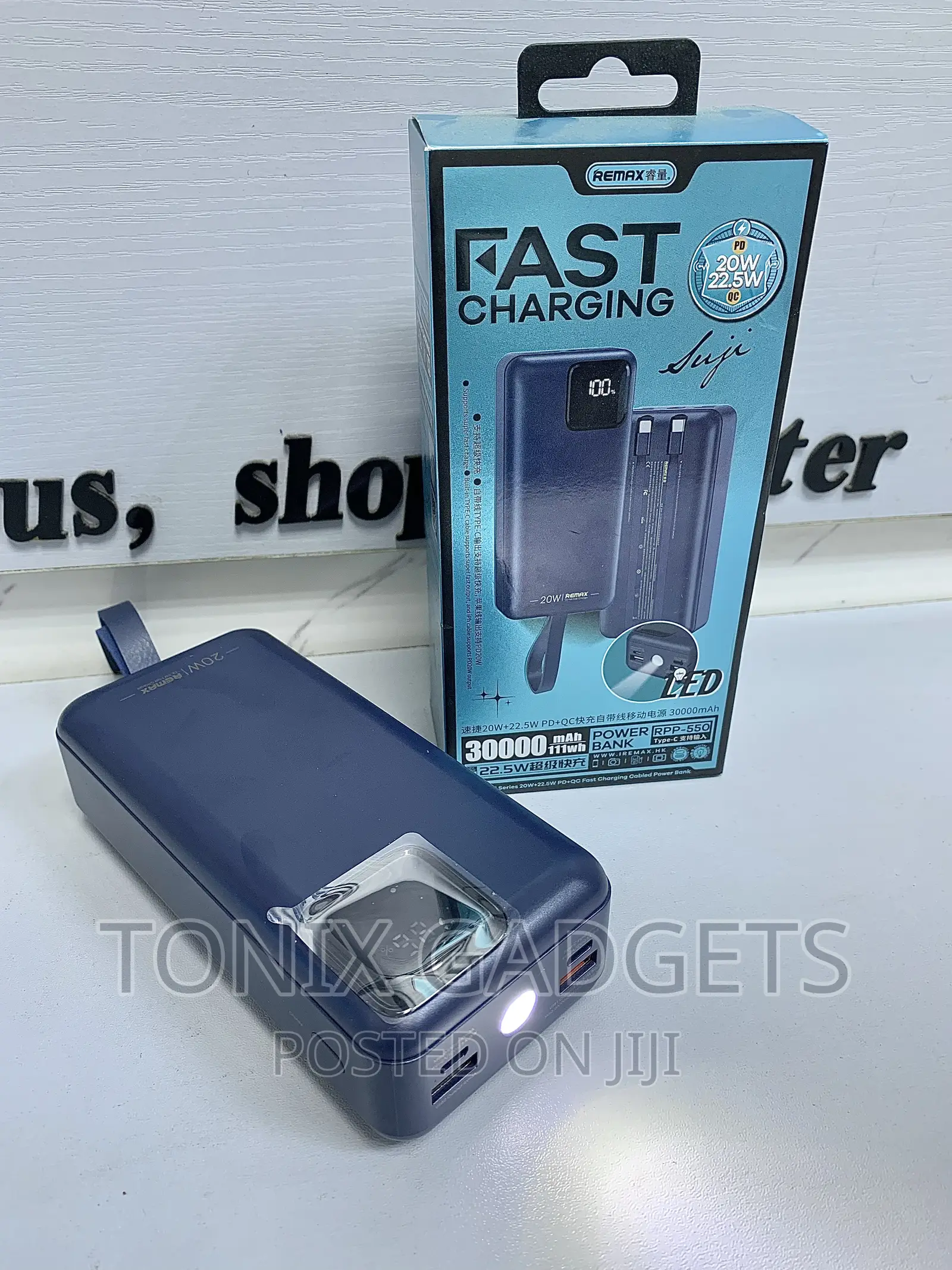 30000mah Powerbank With Large Capacity
