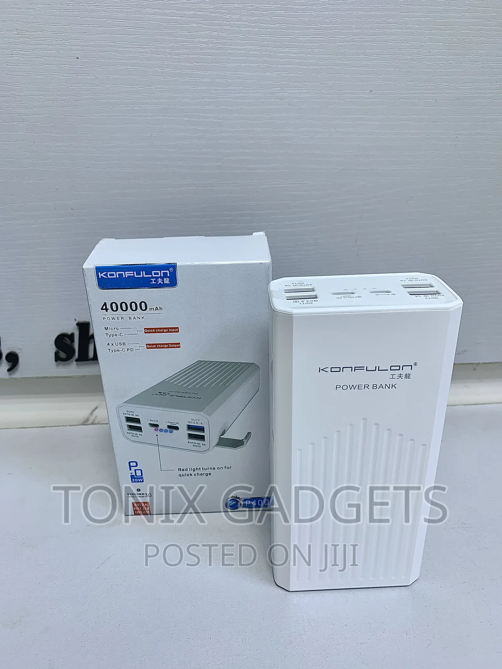 Fast Charge High Quality Powerbank - 40000mah