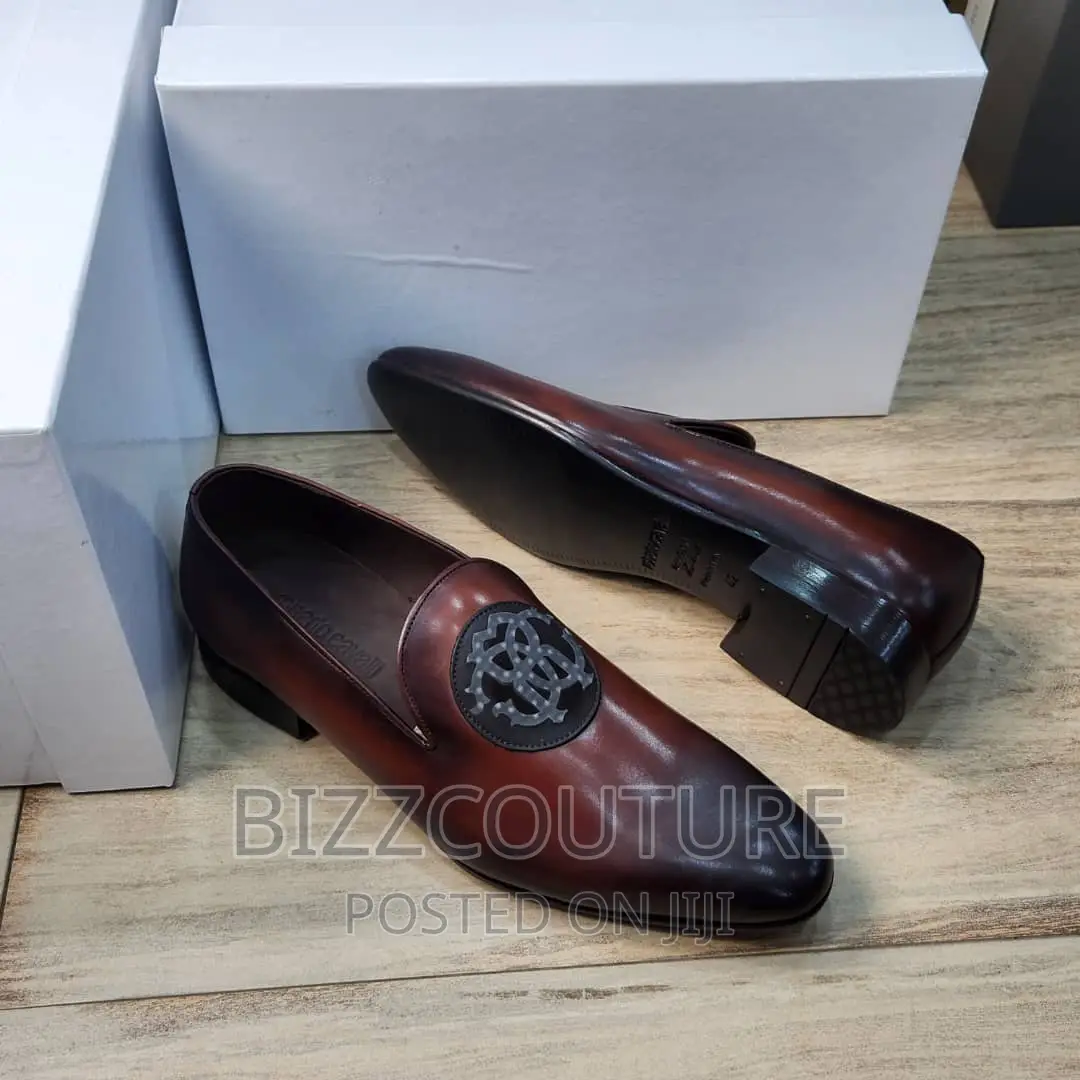 Original Italian ROBERTO CAVALLI Loafers Available in Store