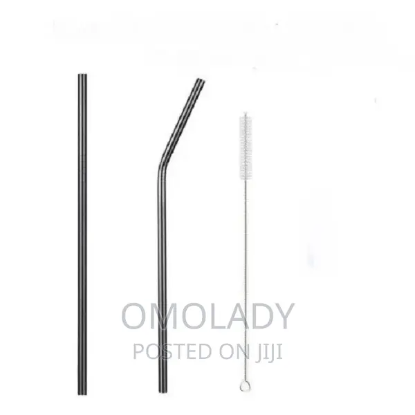 2 PCS Drinking Straw + Cleaner Brush Set