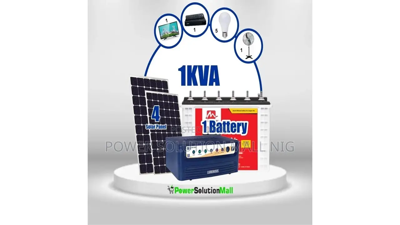 1kva 12v Solar Installation Package