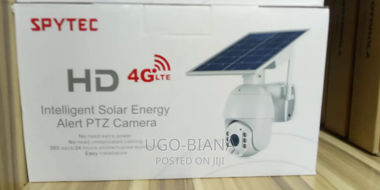 Ptz 4g Solar Camera With Inbuilt Battery