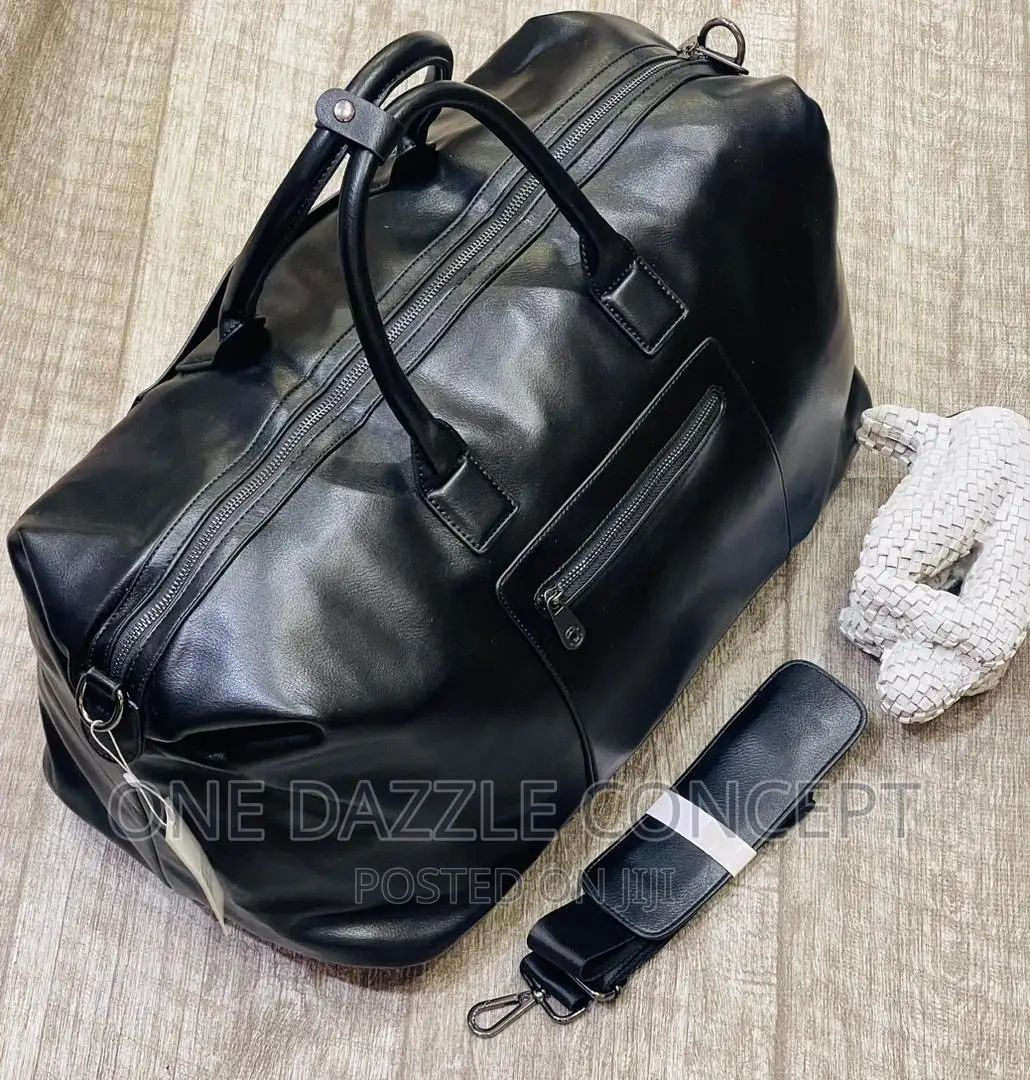 Genuine Leather Men’S Travel Bag