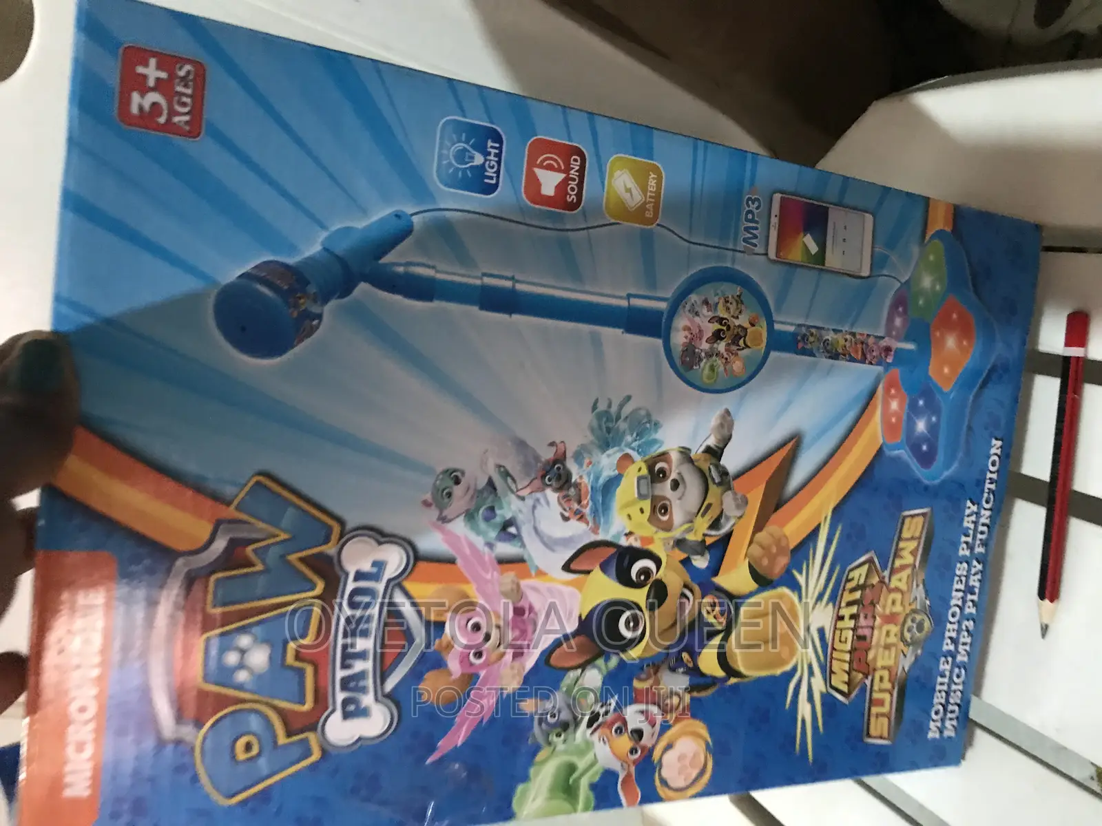 Kid’S Standing Microphone With Battery