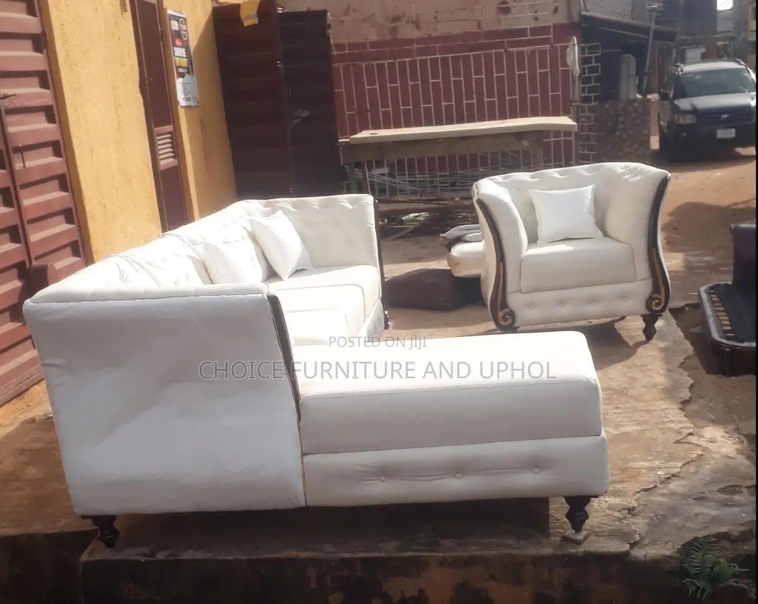 Sofa Set of Chair L Shape Plus One Single