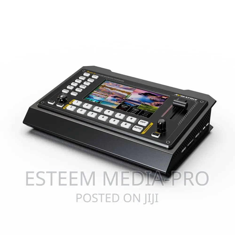 Avmatrix Shark S6 6ch, 4sdi 2 Hdmi Video Switcher, Monitor