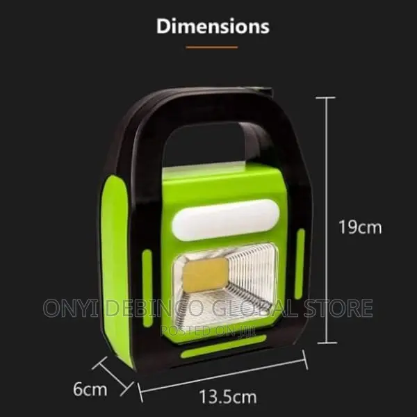 Sunafrica Lamp With Led Light USB Solar Panel Rechargeable
