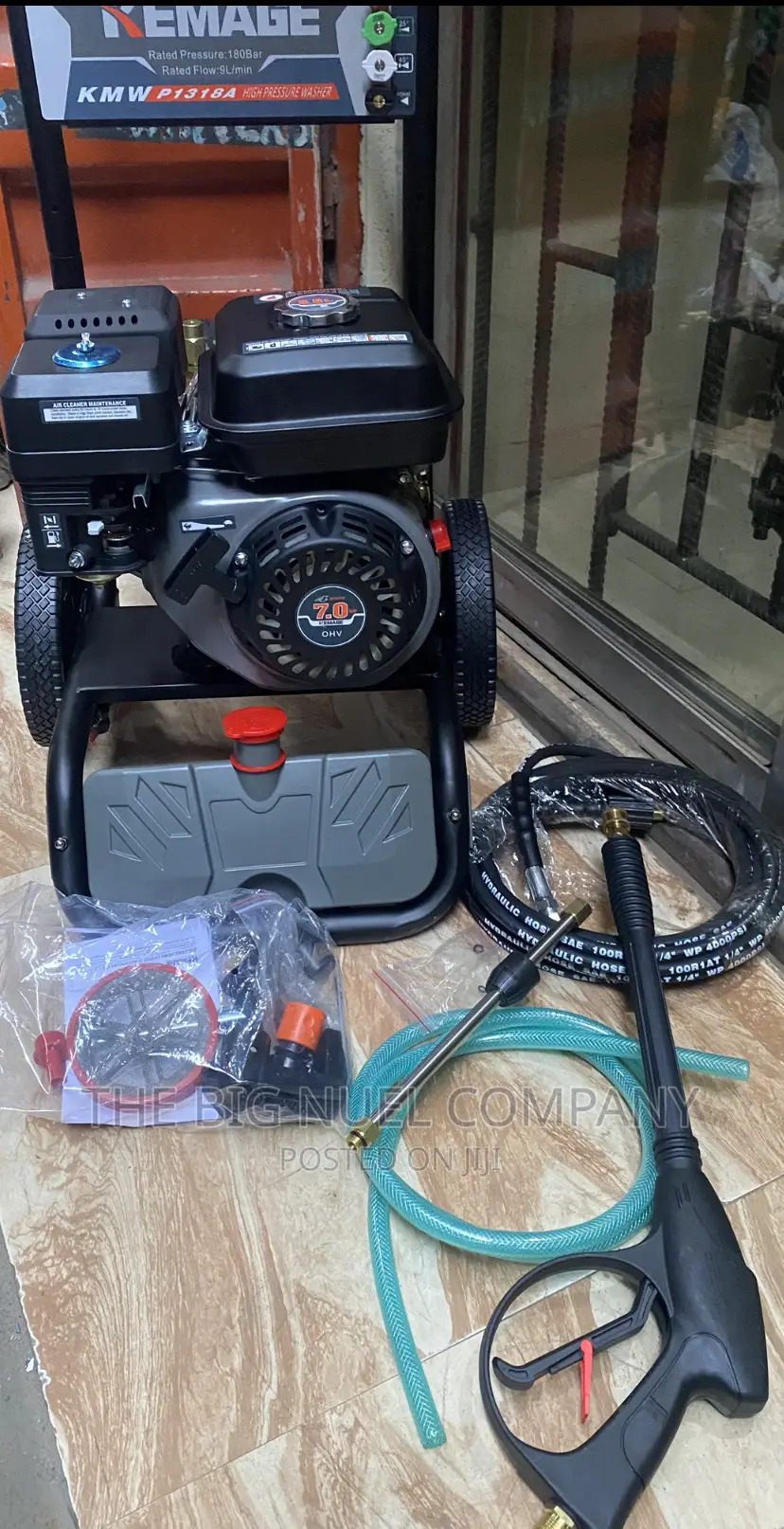 Pressure Washer 7hp Engine With 7hp Big Pump