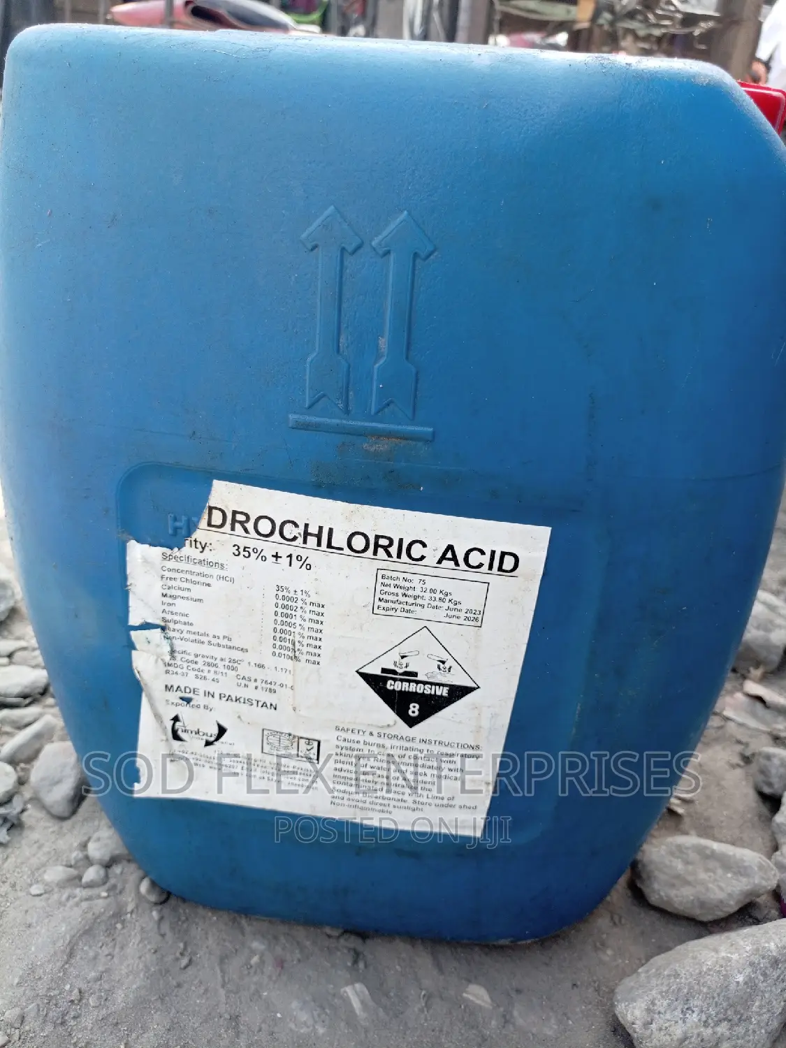 35% Hydrochloric Acid