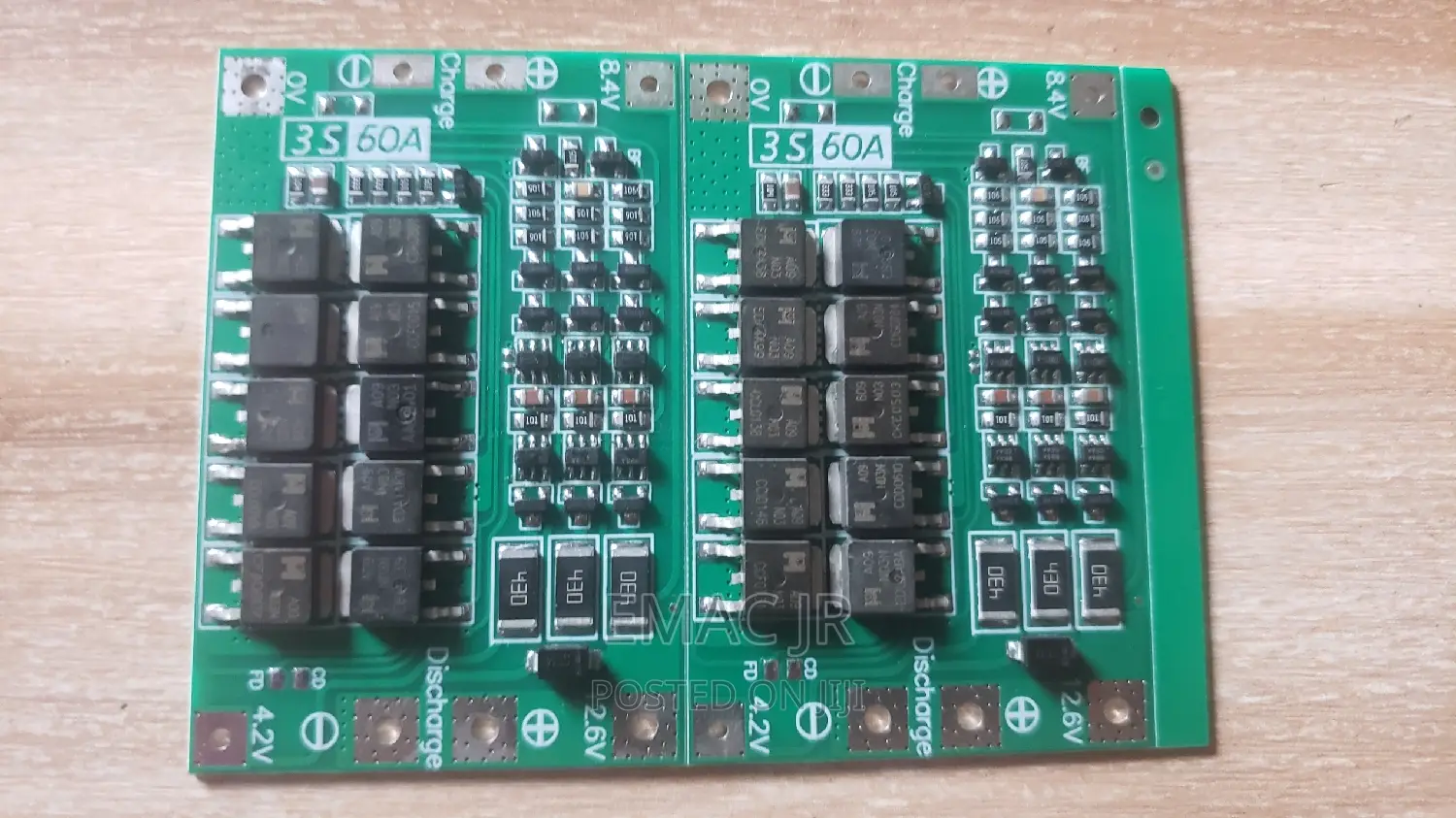 3s 12.6V 60A Lithium Battery Protection BMS Board