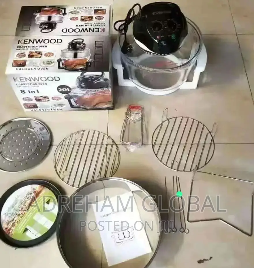 Kenwood 8 in 1, 20L Halogen Oven With Complete Accessories